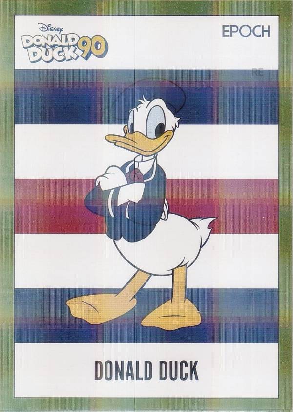 【[イエロー箔 132/275] 01P ドナルド・ダック (インサートカードA/レギュラーパラレル) 】 DONALD DUCK ドナルドダック 90周年プレミアムコレクションカード