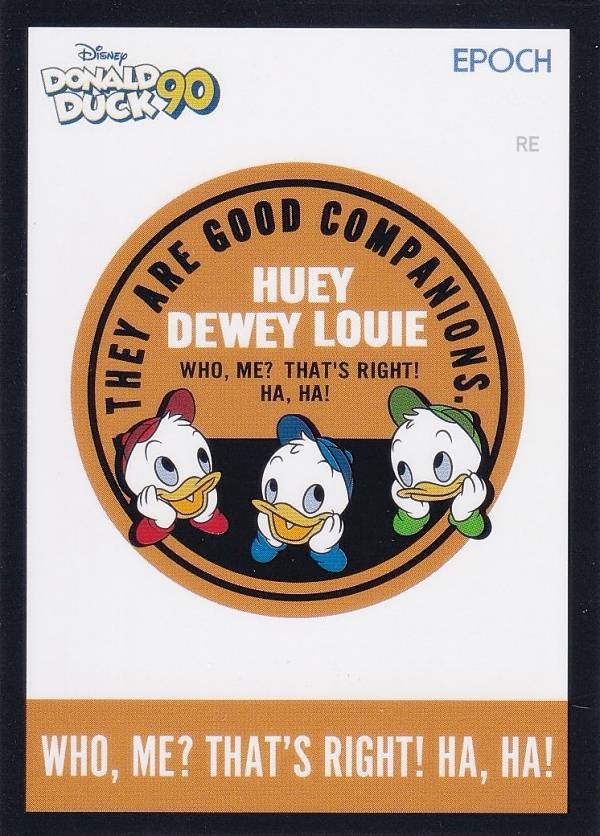 Other - 【[複数カラー箔 172/225] 35P ヒューイ＆デューイ＆ルーイ (インサートカードA/レギュラーパラレル) 】 DONALD DUCK ドナルドダック 90周年プレミアムコレクションカード