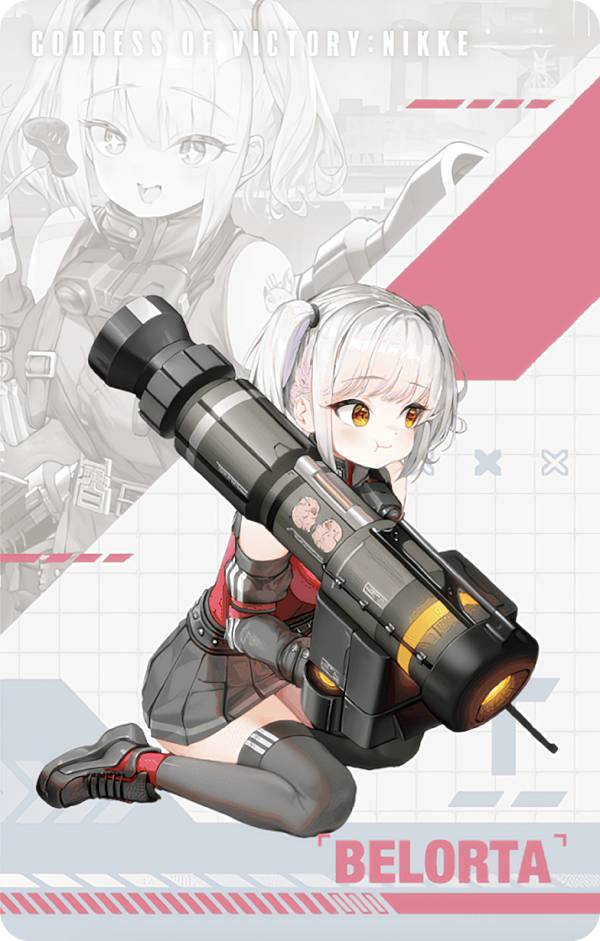 【べロータ (ノーマルカード) 】 勝利の女神：NIKKE ガンガール メタルカードコレクション Vol.2