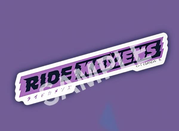 【ライドカメンズ/チームロゴ】 ライドカメンズ ダイカットステッカーセット ※ステッカー1枚
