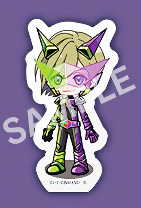 【ランス天堂/変身後 (SDイラスト) 】 ライドカメンズ ダイカットステッカーセット ※ステッカー1枚