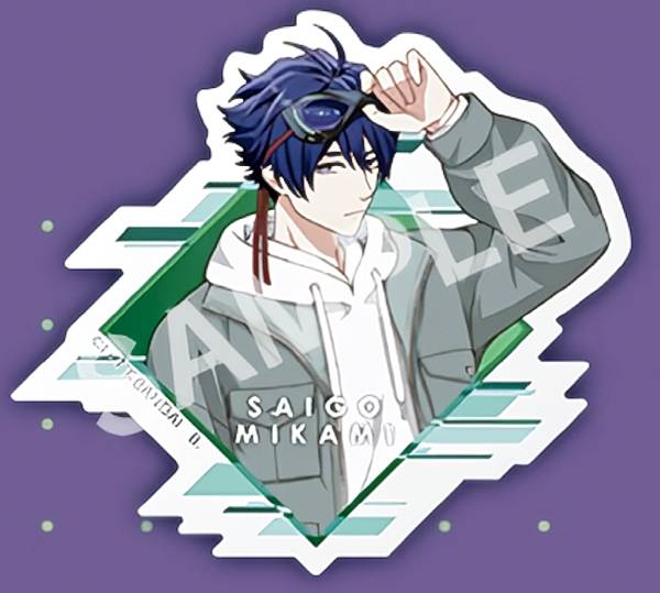 【魅上才悟/変身前】 ライドカメンズ ダイカットステッカーセット ※ステッカー1枚