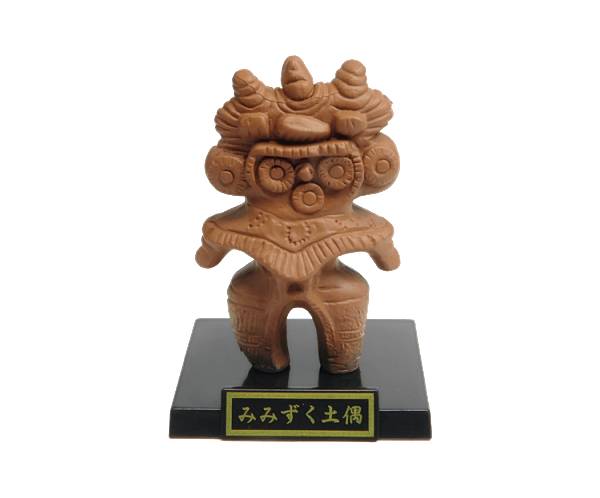 【12.みみずく土偶 (台座付き) 】 埴輪と土偶+土器&青銅器