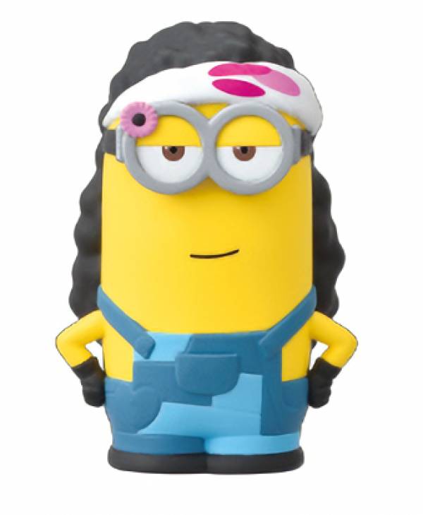 【ケビン(髪長)】 ミニオンズ フィーバー ソフビパペットマスコット