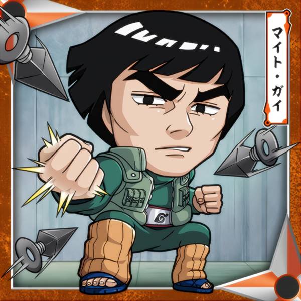 [인계 4-07 마이트 가이 (N 노멀) ]에 푸우르메메숀 NARUTO-나루토- 질풍전 인계 씰 웨이퍼 vol.4
