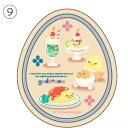 【9.ぐでたま】サンリオキャラクターズ シールクッキー2 ※シール1枚のみ