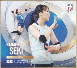 【N-04 関菜々巳 (ノーマル) 】 バレーボール女子日本代表2025 トレーディングmini色紙