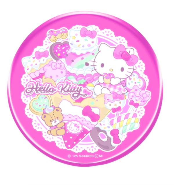 【1.ハローキティ】 サンリオキャラクターズ キラキラBIG缶バッジのサムネイル