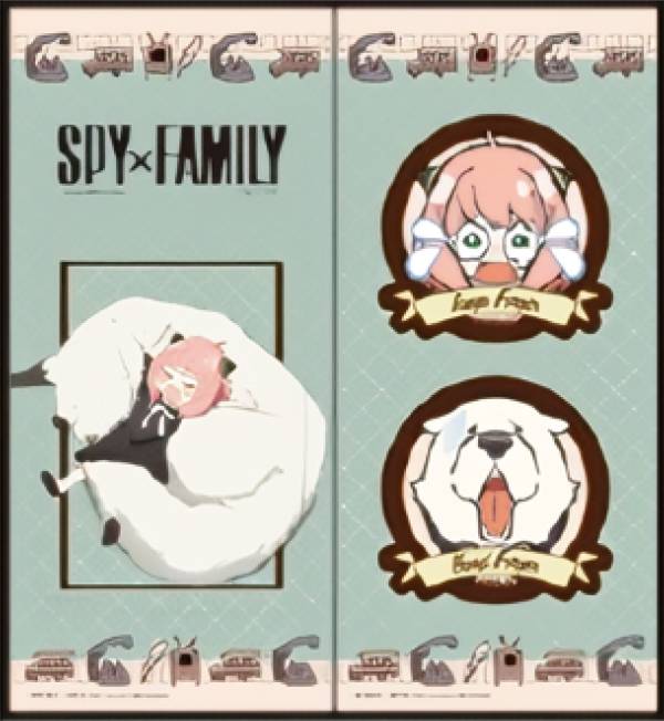 [본드 & 아냐 D] SPY×FAMILY 캬라쿠타부루 스티커즈 Vol.2