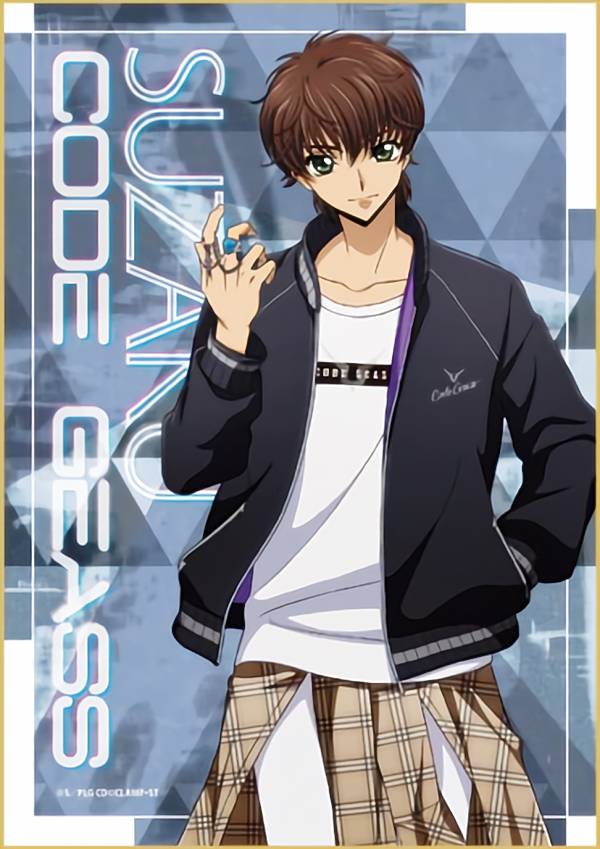 【枢木スザク(背景タイトル有り)】 コードギアス 反逆のルルーシュ トレーディング...