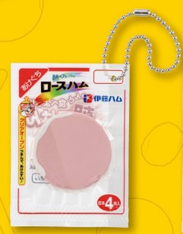 【朝のフレッシュ ロースハム】伊藤ハム ミニチュアパッケージコレクションのサムネイル