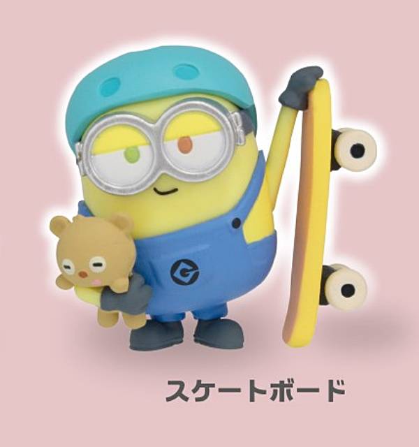 【スケートボード】ミニオンズ Bob＋Tim Goodtimeフィギュア