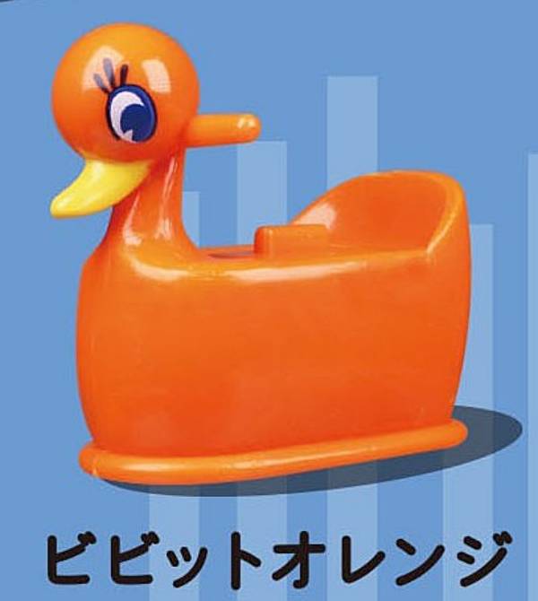 【ビビッドオレンジ】おまるコモノ入れ3