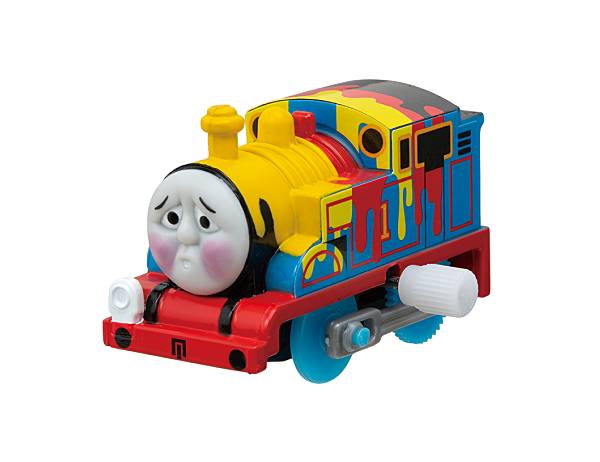 Rakuten - 【ペンキをかぶったトーマス（ゼンマイ車）】カプセルプラレール きかんしゃトーマス トーマスがマジックで大変身!?編