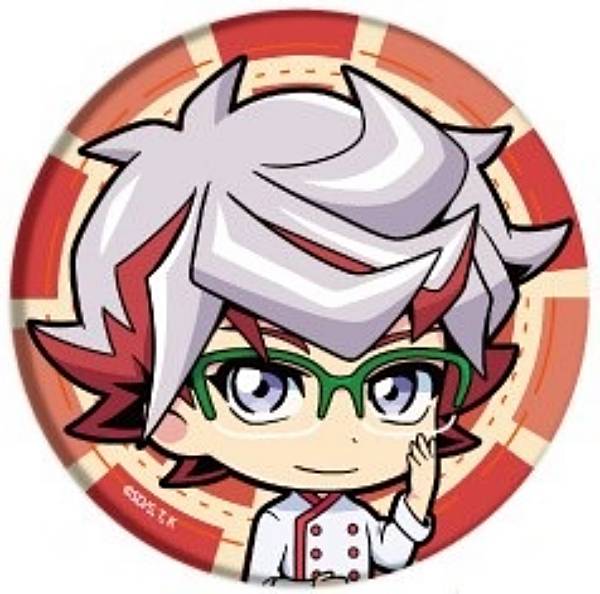 【穂村尊】缶バッジ 遊☆戯☆王VRAINS 04 コックVer.(ミニキャライラスト)