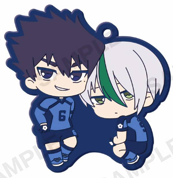 【乙夜影汰＆烏旅人】ブルーロック カプセルラバーストラップ デュオコレ