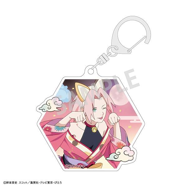 【春野サクラ】NARUTO-ナルト- 疾風伝 トレーディングアクリルキーホルダー 妖怪アレンジ衣装