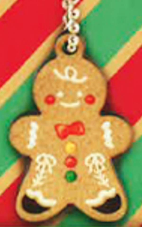 【おめかしジンジャークッキー】おちゃめなクリスマスクッキーボールチェーン