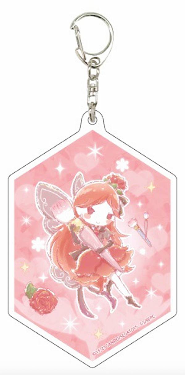 【ローズ】 アクリルキーホルダー リルリルフェアリル 01 グラフアートデザイン