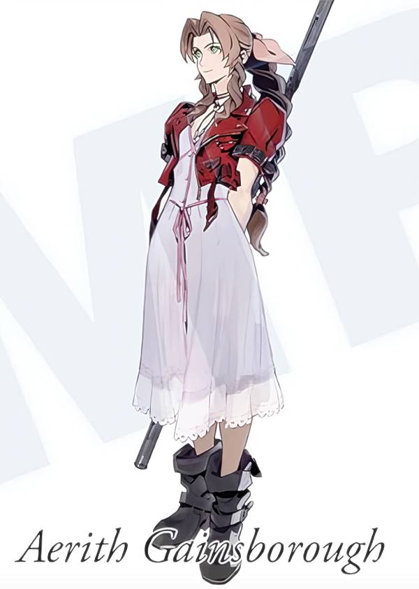 【2-074 エアリス・ゲインズブール/エバークライシス版 (ノーマルカード) 】 ファイナルファンタジー 7 アニバーサリーアートミュージアム デジタルカードプラス Vol.2