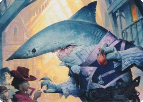 マジックザギャザリング OTJ JP 06/54 金貸しザメ (日本語版 アート・カード) サンダー・ジャンクションの無法者 (MTG)