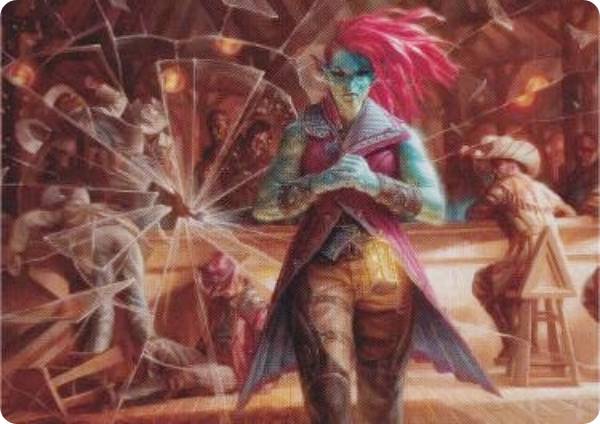 マジックザギャザリング OTJ JP 28/54 秒刻みのオベカ (日本語版 アート・カード) サンダー・ジャンクションの無法者 (MTG)