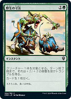 MAGIC The Gathering - マジックザギャザリング CMR JP 264 野生の寸法 (日本語版 コモン) 統率者レジェンズ