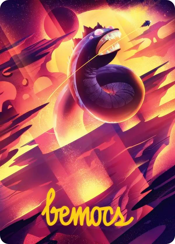 【金色箔押し】マジックザギャザリング EOE JP 49/54 眷者の居留地 (日本語版 アート・カード) 久遠の終端 (MTG)