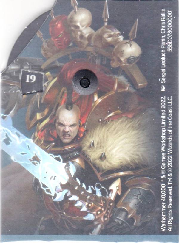 MAGIC The Gathering - マジックザギャザリング 40K JP [禍つ神々の力/ライフトラッカー] 統率者デッキ：Warhammer 40,000 (MTG)