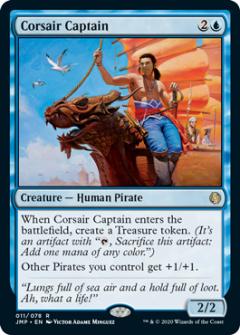 マジックザギャザリング JMP EN 011 Corsair Captain (英語版 レア) Jumpstart MTG