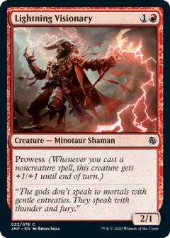 マジックザギャザリング JMP EN 022 Lightning Visionary (英語版 コモン) Jumpstart MTG