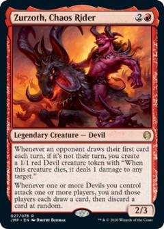 マジックザギャザリング JMP EN 027 Zurzoth, Chaos Rider (英語版 レア) Jumpstart MTG