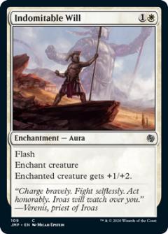 マジックザギャザリング JMP EN 109 不退転の意志 (英語版 コモン) Jumpstart MTG