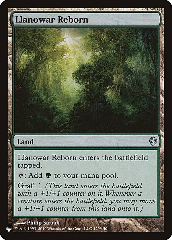 マジックザギャザリング ARC EN Llanowar Reborn (英語版 アンコモン) The List ザ・リスト