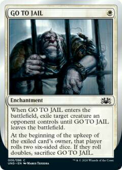 マジックザギャザリング MTG UND EN 006 GO TO JAIL (英語版 コモン) Unsanctioned