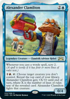 マジックザギャザリング MTG UND EN 016 Alexander Clamilton (英語版 レア) Unsanctioned