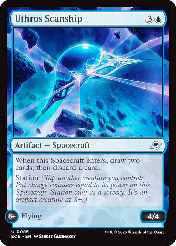 マジックザギャザリング EOE EN 0085 ウスロスの探査船 (英語版 アンコモン) 久遠の終端 (MTG)