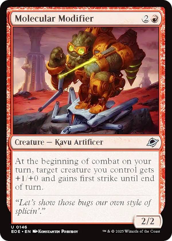 マジックザギャザリング EOE EN 0146 分子修繕屋 (英語版 アンコモン) 久遠の終端 (MTG)