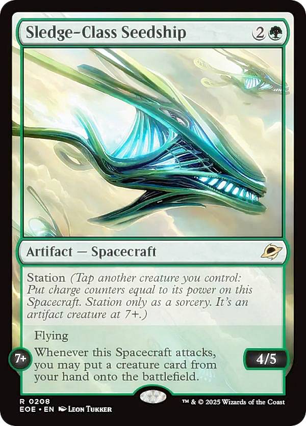 マジックザギャザリング EOE EN 0208 スレッジ級シードシップ (英語版 レア) 久遠の終端 (MTG)