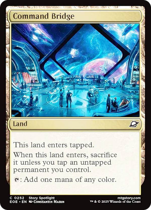 マジックザギャザリング EOE EN 0252 指揮艦橋 (英語版 コモン) 久遠の終端 (MTG)