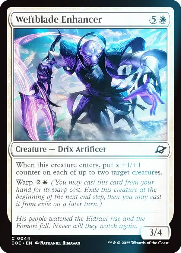 【FOIL】マジックザギャザリング EOE EN 0044 虚空間刃の増強者 (英語版 コモン) 久遠の終端 (MTG)