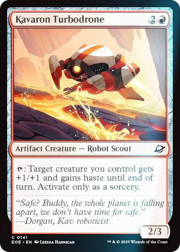 Rakuten - 【FOIL】マジックザギャザリング EOE EN 0141 カヴァーロンのターボドローン (英語版 コモン) 久遠の終端 (MTG)