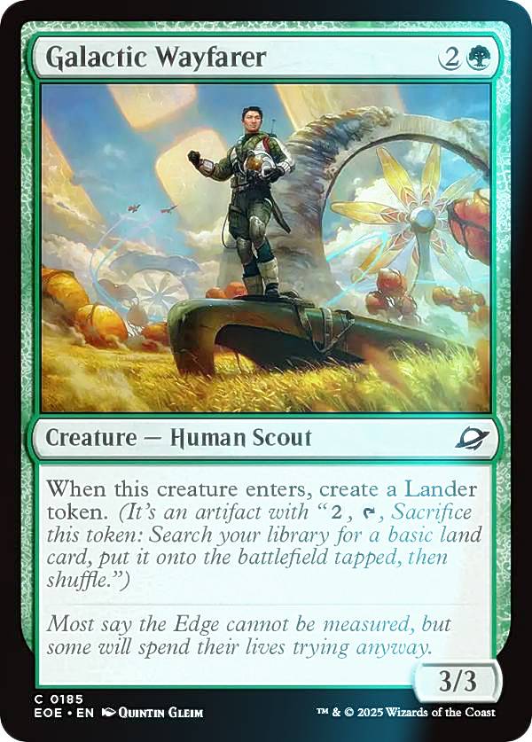 【FOIL】マジックザギャザリング EOE EN 0185 銀河の旅人 (英語版 コモン) 久遠の終端 (MTG)