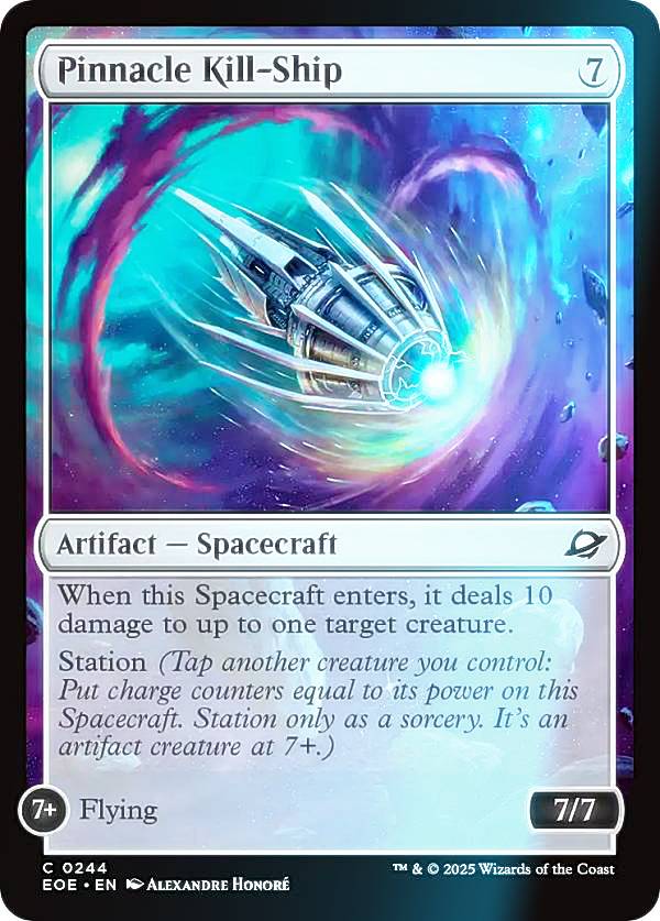 【FOIL】マジックザギャザリング EOE EN 0244 ピナクルの突撃艇 (英語版 コモン) 久遠の終端 (MTG)