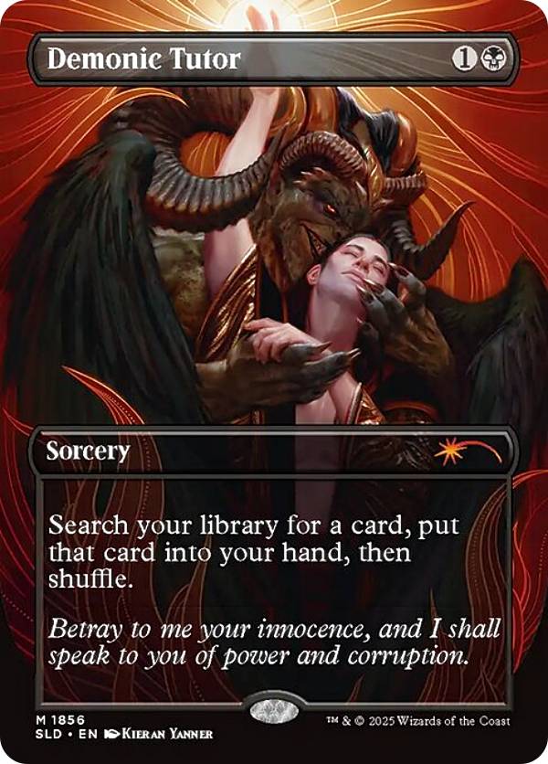 マジックザギャザリング SLD EN 1856 悪魔の教示者 (英語版 神話レア) Secret Lair ARTIST SERIES: KIERAN YANNER (MTG)