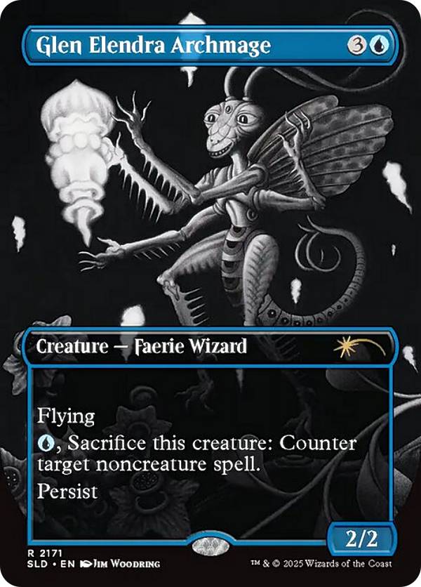 【ボーダーレス版】マジックザギャザリング SLD EN 2171 エレンドラ谷の大魔導師 (英語版 レア) Secret Lair DREAMING DARKLY (MTG)