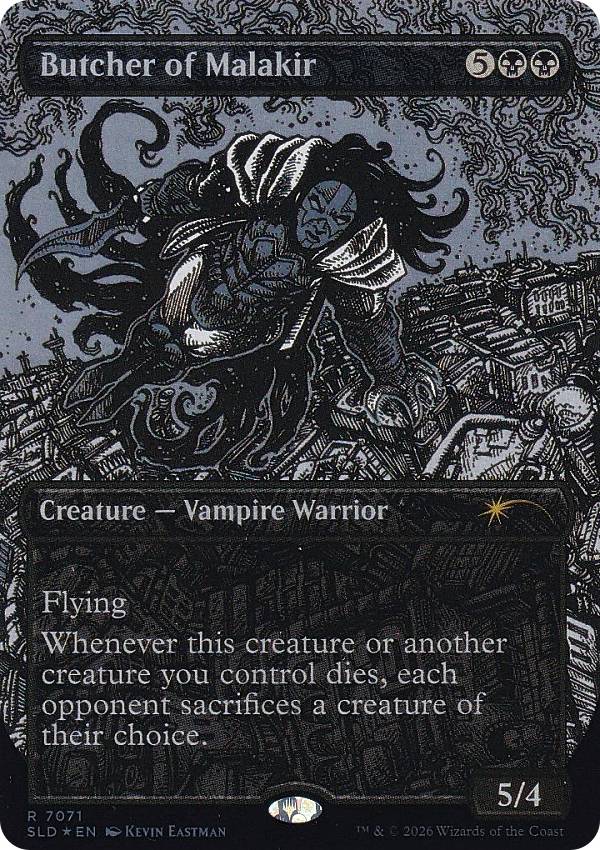 Rakuten - 【FOIL/ボーダーレス版】マジックザギャザリング SLD EN 7071 マラキールの解体者 (英語版 レア) Secret Lair Featuring: Kevin Eastman (Inks) (MTG)