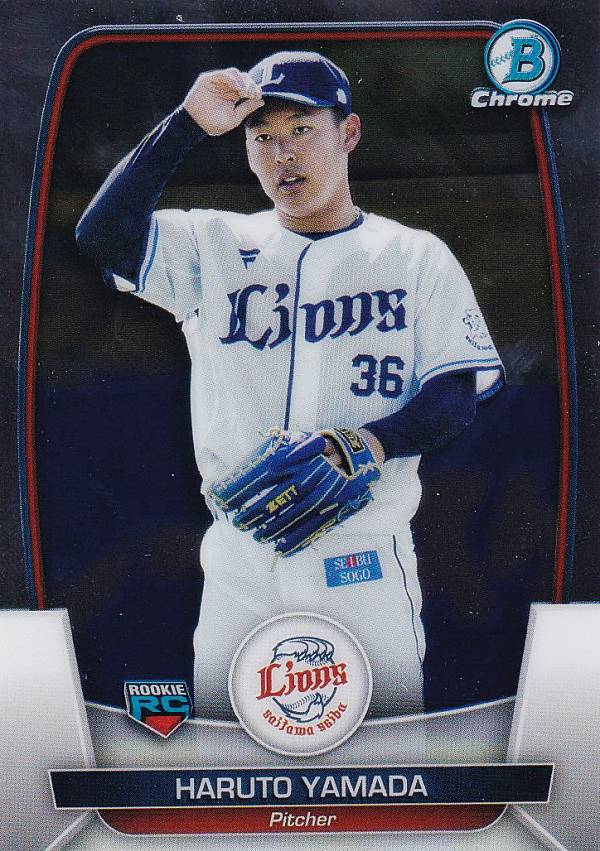 【Chromeパラレル】NPB ベースボールカード 17 山田陽翔 埼玉西武ライオンズ (ROOKIE) (ベースカード) 2023 TOPPS BOWMAN ボウマン