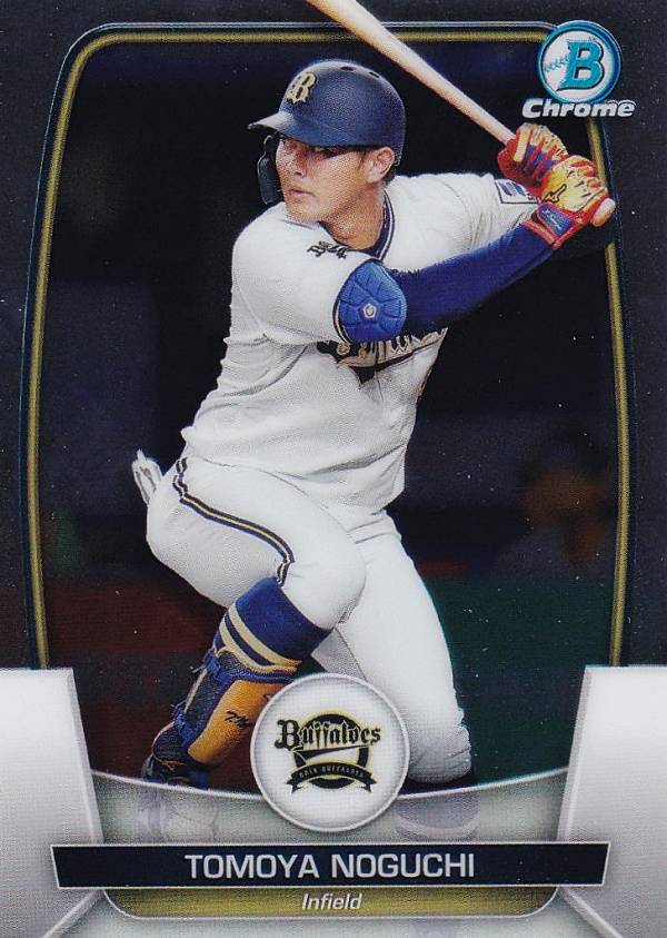 【Chromeパラレル】NPB ベースボールカード 30 野口智哉 オリックス・バファローズ (ベースカード) 2023 TOPPS BOWMAN ボウマン
