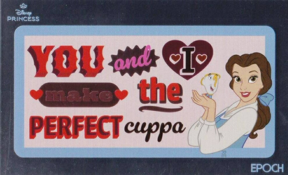 【[42/99] DC-02 ベル (インサートカード/DIE CUT) 】 2025 EPOCH Collection Cards Disney Princess ディズニープリンセス